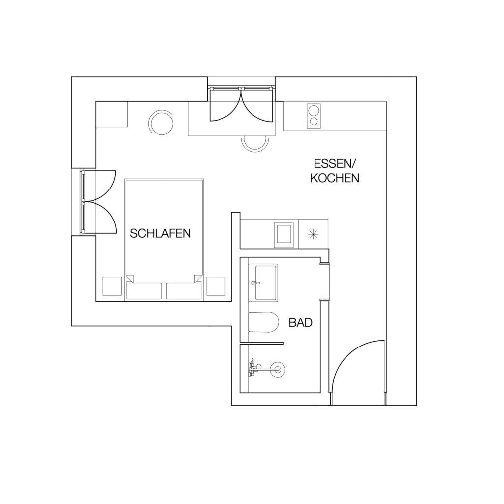 Grundriss Turmzimmer